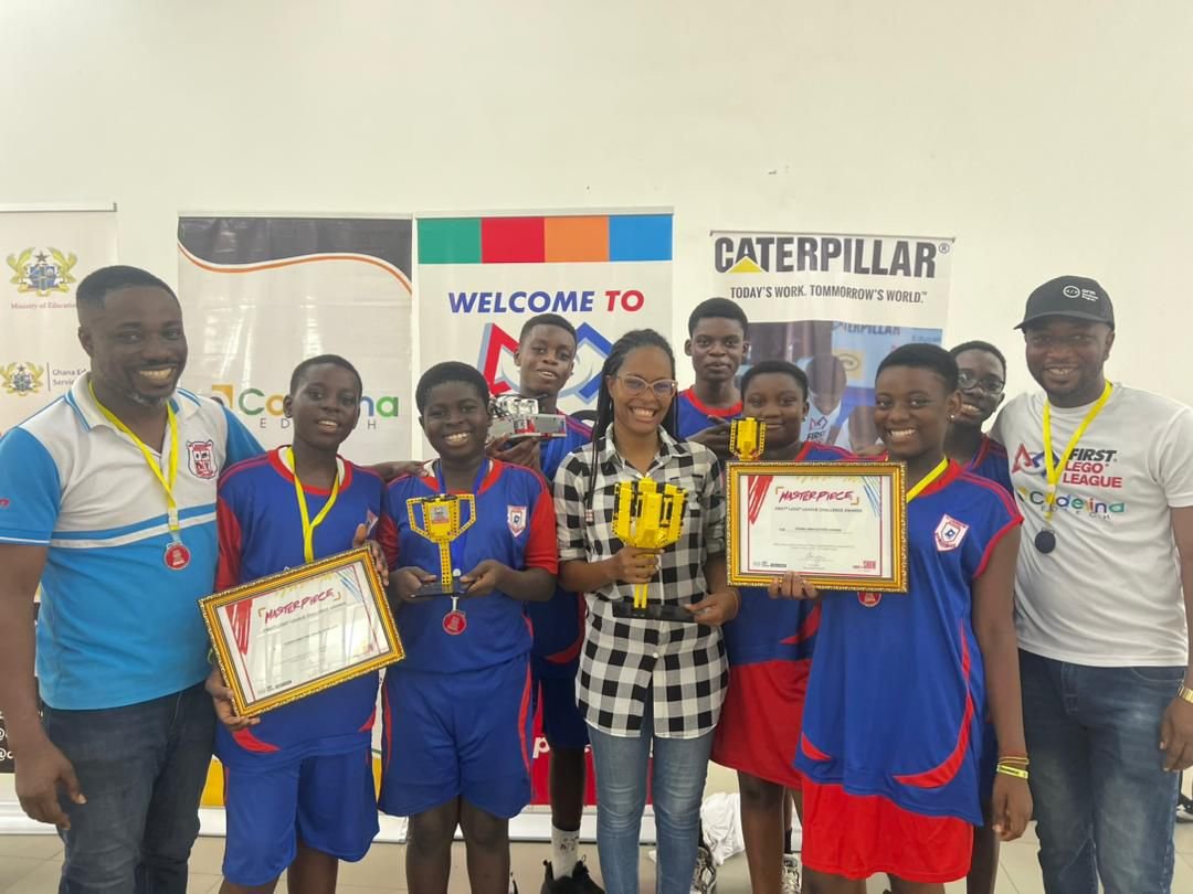 My Redeemer JHS beat 24 Senior High Schools to emerge victorious in Ghana's first lego league competition